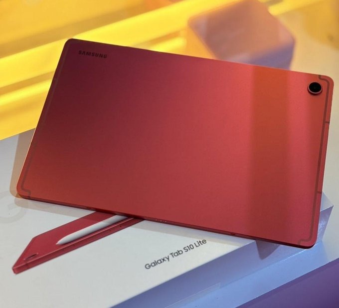 Galaxy Tab S10 Lite 128GB Tela 10.9" WIFI Vermelho + Frete Grátis