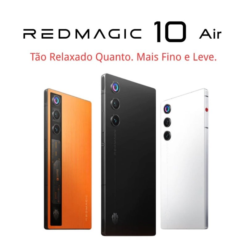 REDMAGIC 10 Air Celular Gamer 256/12 120Hz, 6000mAh