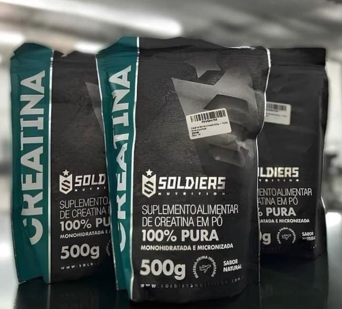 Creatina Monohidratada 500g Soldiers Nutrition + Frete Grátis