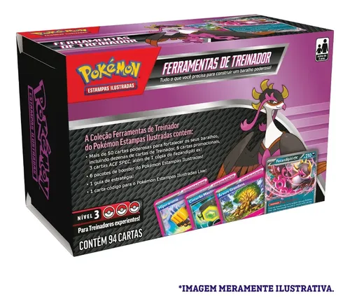 Box Pokémon TCG Ferramenta de Treinador Fezandipiti EX