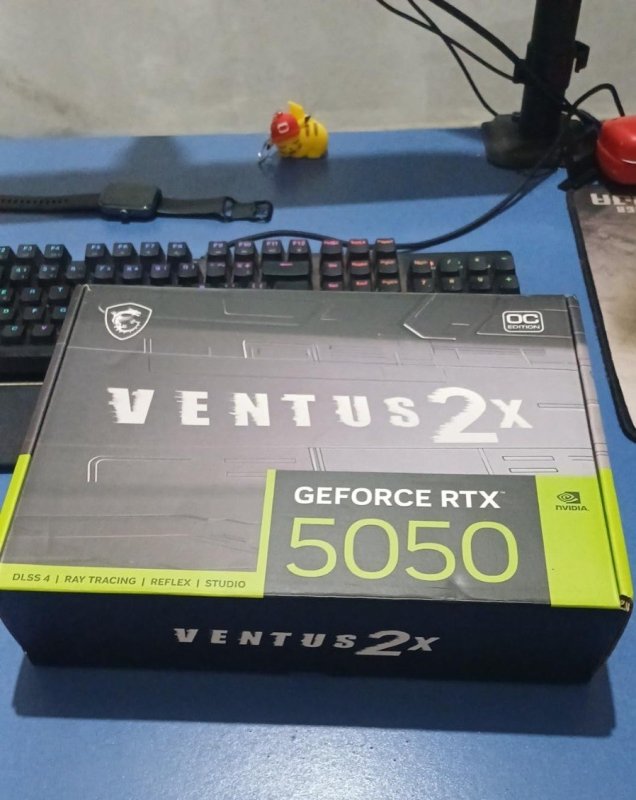 GPU NV RTX5050 8GB GDDR6 128BITS VENTUS 2X OC MSI 912-V538-010