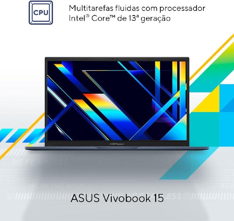 Notebook ASUS Vivobook 15, Intel Core i5, 16GB RAM, 512GB SSD, Tela 15.6” FHD, Windows 11