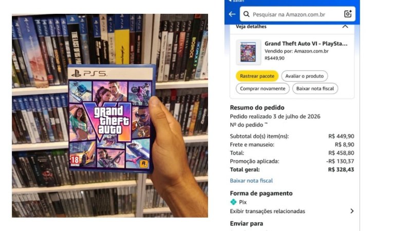Grand Theft Auto VI - PlayStation 5 + Frete Grátis