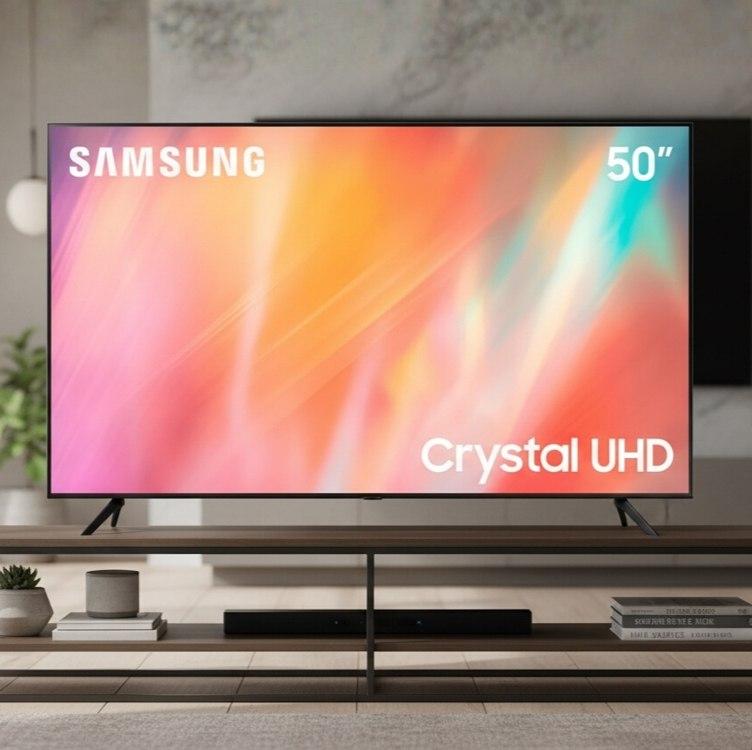 Smart TV Samsung 50 LED 4K Crystal WiFi Bluetooth HDR10 3 HDMI