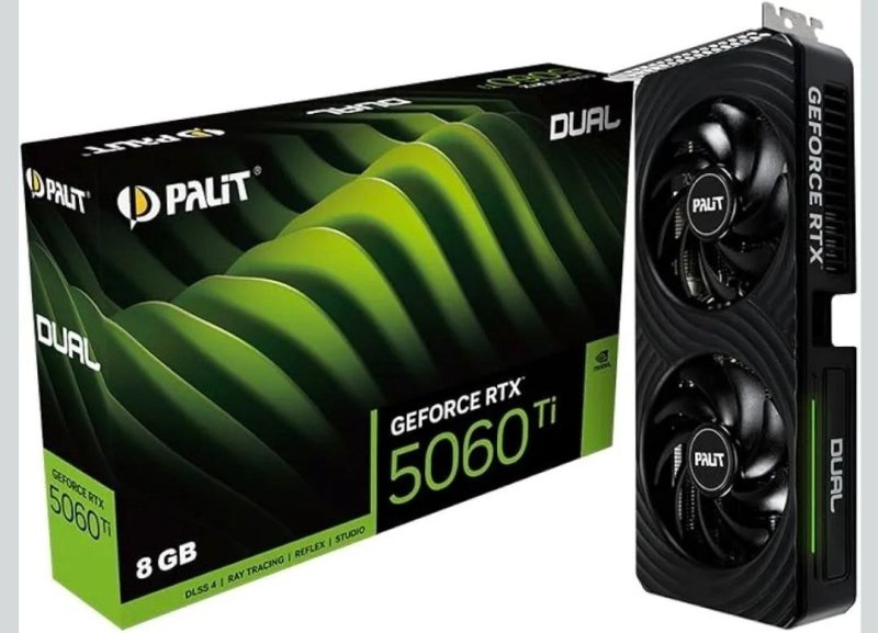 RTX 5060 Ti Dual 8GB Palit GeForce