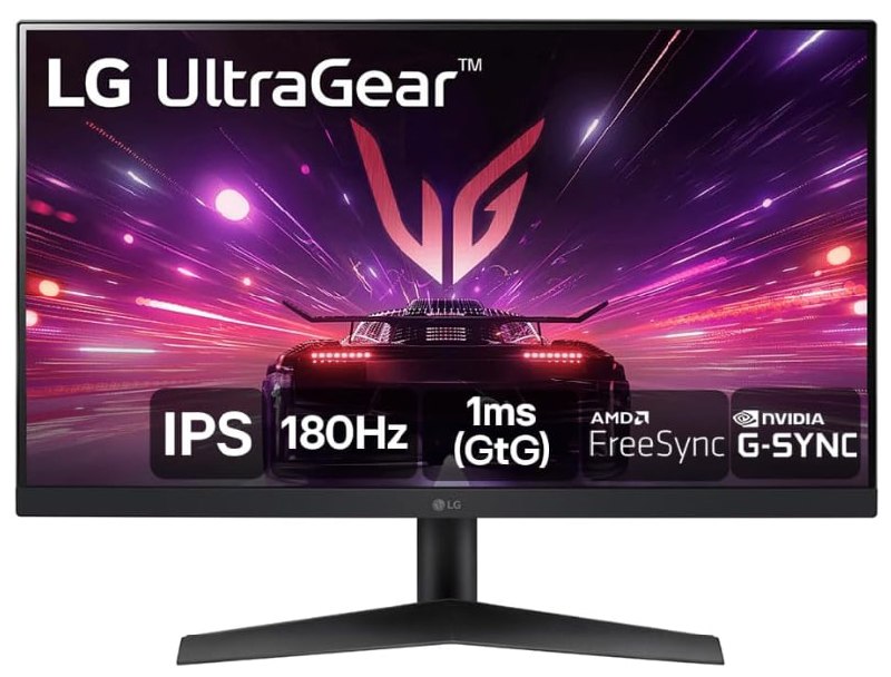 Monitor Gamer LG UltraGear 24” 24GS60F-B IPS Full HD 180Hz 1ms