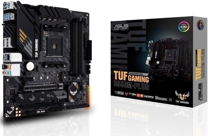 Placa-Mãe Asus Tuf Gaming B550M-PLUS AM4 mATX