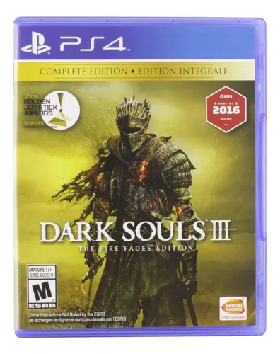 Dark Souls III The Fire Fades Edition PS4 Mídia Física