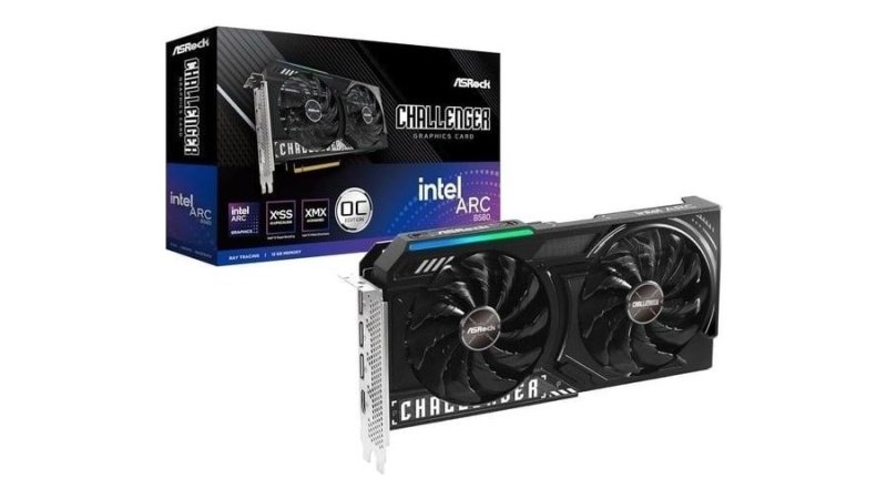 GPU Asrock Intel Arc B580 Challenger 12G OC 192 Bits (B580 Cl 12GO) 90-GA5LZZ-00UANF