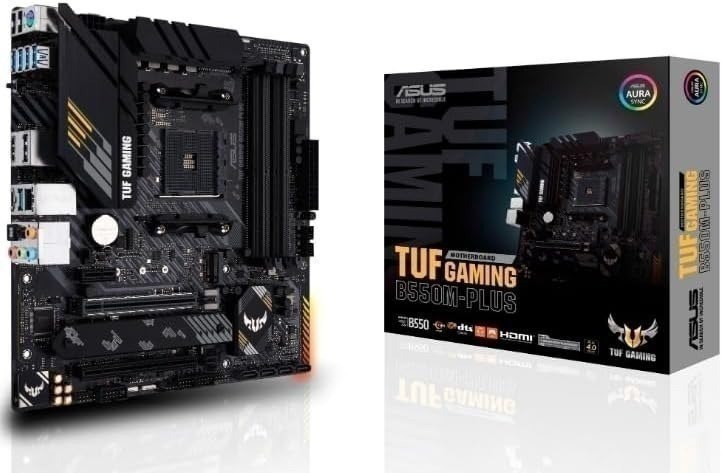 Placa-Mãe ASUS TUF Gaming B550M-PLUS AM4 mATX
