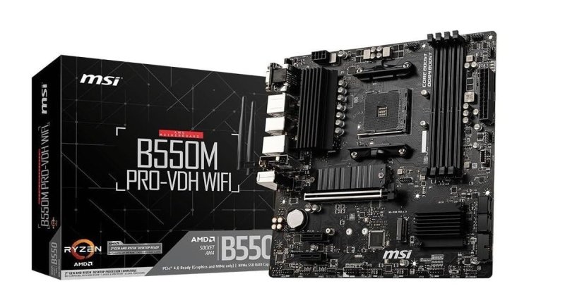 Placa-Mãe MSI B550M PRO-Vdh WIFI