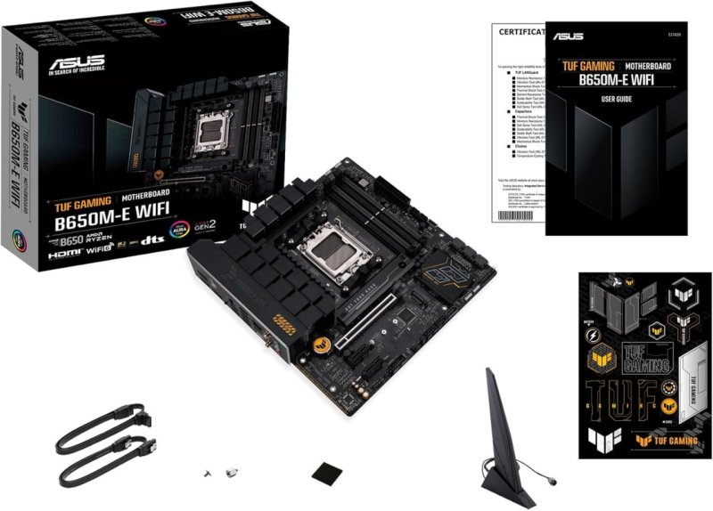 Placa Mãe Asus TUF Gaming B650M-E WIFI, Chipset B650