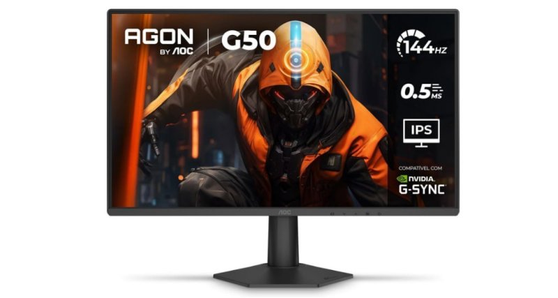 Monitor Gamer AOC AGON G50 24" 144Hz 0,5ms IPS HDR10 G-SYNC 24G50F