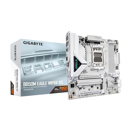 GIGABYTE Placa-mãe B850M Eagle WIFI6E ICE AMD AM5