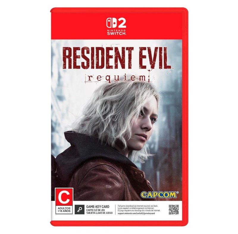 Jogo Resident Evil Requiem, Mídia Física, Switch 2