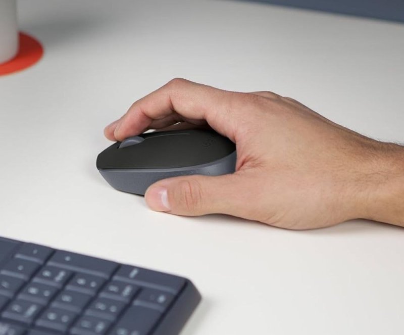Mouse sem fio Logitech M170 com Design Ambidestro Compacto