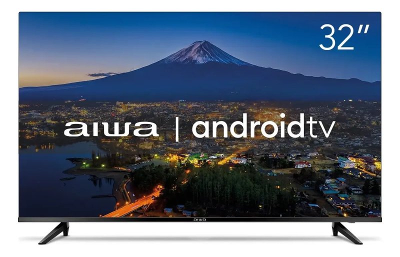 Aiwa Smart TV 32 Android - Tela HD - Preto