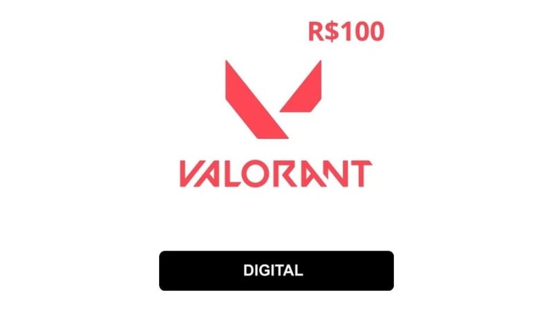 Valorant R$100 (Digital)