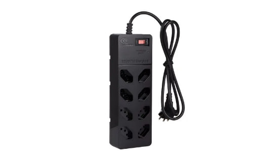 Filtro De Linha Com Dps Iclamper Energia 8 Tomadas Régua Com Tecnologia Lcf Preto 127/220v