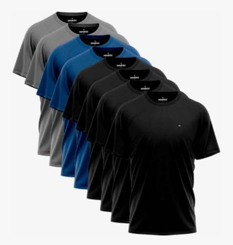 Kit 8 Camiseta Dry-fit Sandrini