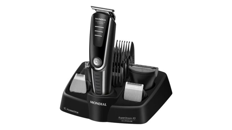 Aparador De Pelos Supergroom-10 Mondial Bivolt Bg-10
