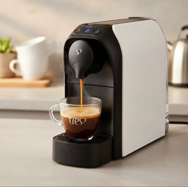 Cafeteira Espresso Passione Tres 3 Corações Branca