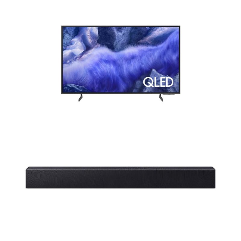 Smart TV Samsung Vision AI 55" Qled 4k + Soundbar Samsung HW-B400f