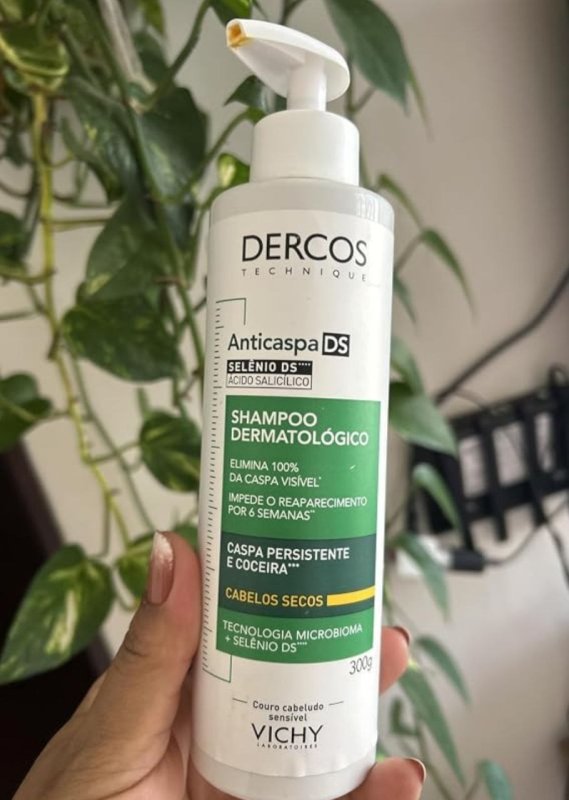 Vichy, Dercos Shampoo Anticaspa Intensivo para Cabelos Secos 300g