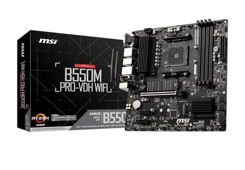 Placa-Mãe Msi B550m PRO-VDH Wifi AM4 mATX