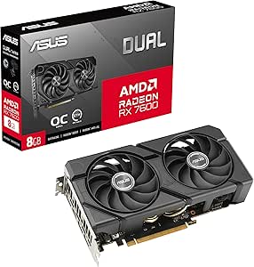 Placa de Vídeo ASUS Radeon RX 7600 EVO, 8GB, GDDR6