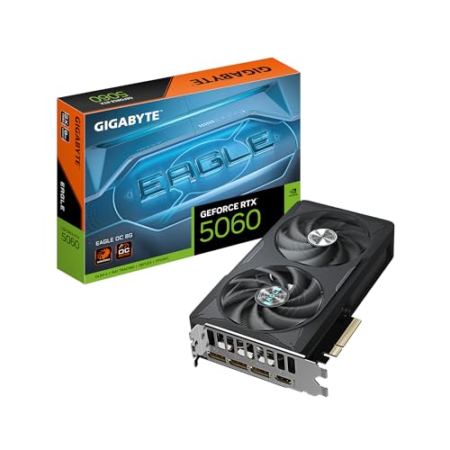 Gigabyte Placa gráfica GeForce RTX 5060 Eagle OC 8G - 8 GB GDDR7