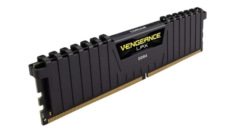 Memória DDR4 16GB PC3200 Vengeance LPX Preto CORSAIR