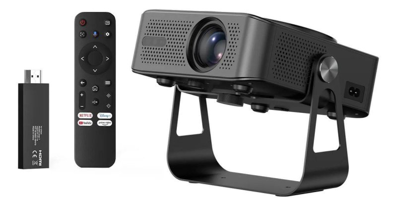 Projetor Portátil 13000lm 4K Full HD + Dongle GTV