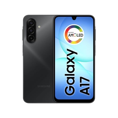 Celular Samsung Galaxy A17, 256GB, 8GB, 50MP Tela 6.7", IP54 - Preto