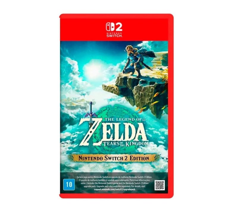 Jogo The Legend of Zelda: Tears of the Kingdom, Mídia Física, Switch 2