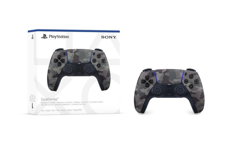 Controle sem fio PlayStation DualSense – Gray Camouflage