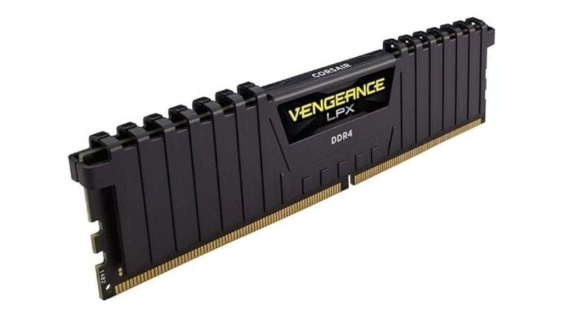Memória DDR4 16GB PC3200 Vengeance LPX Preto CORSAIR