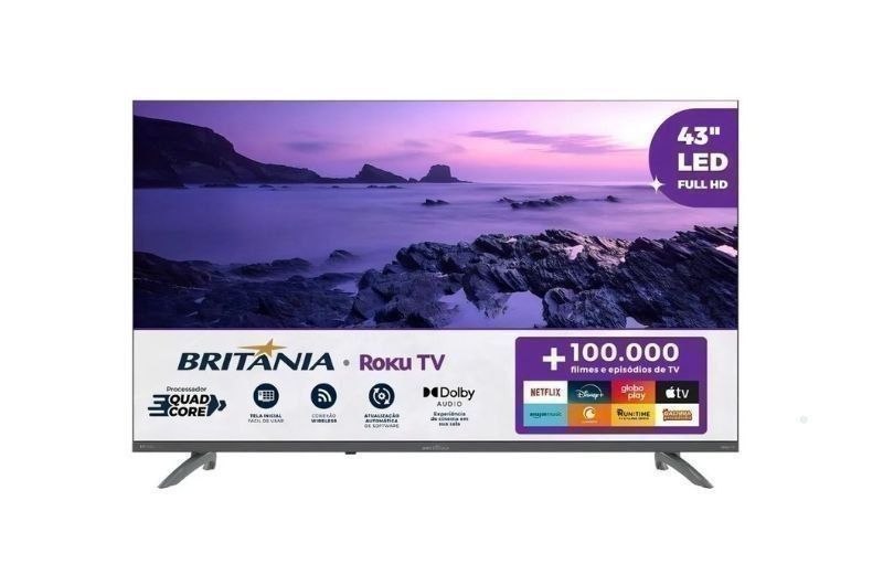 Smart TV Britânia 43"