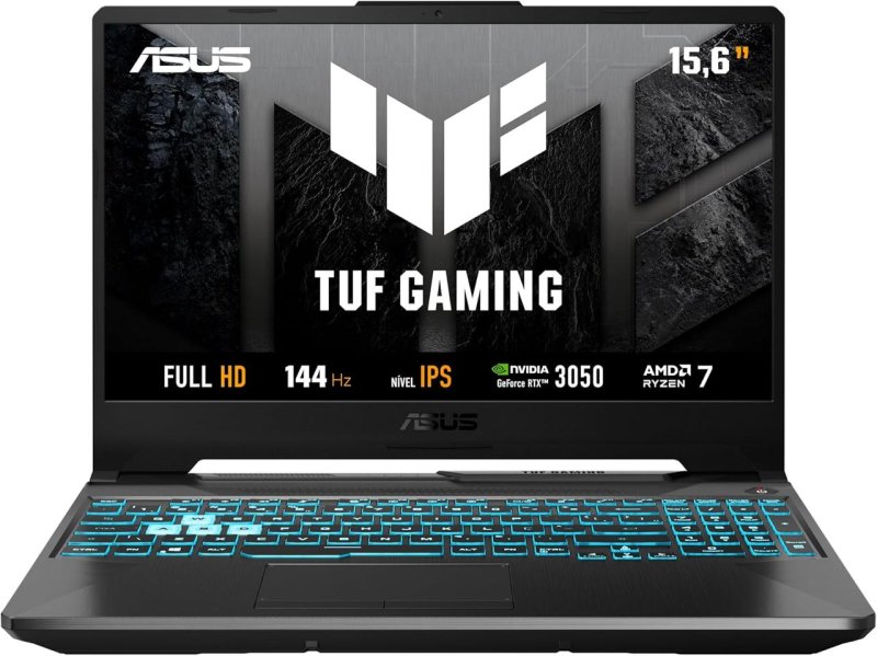 Notebook ASUS TUF A15 Ryzen 7 RTX 3050