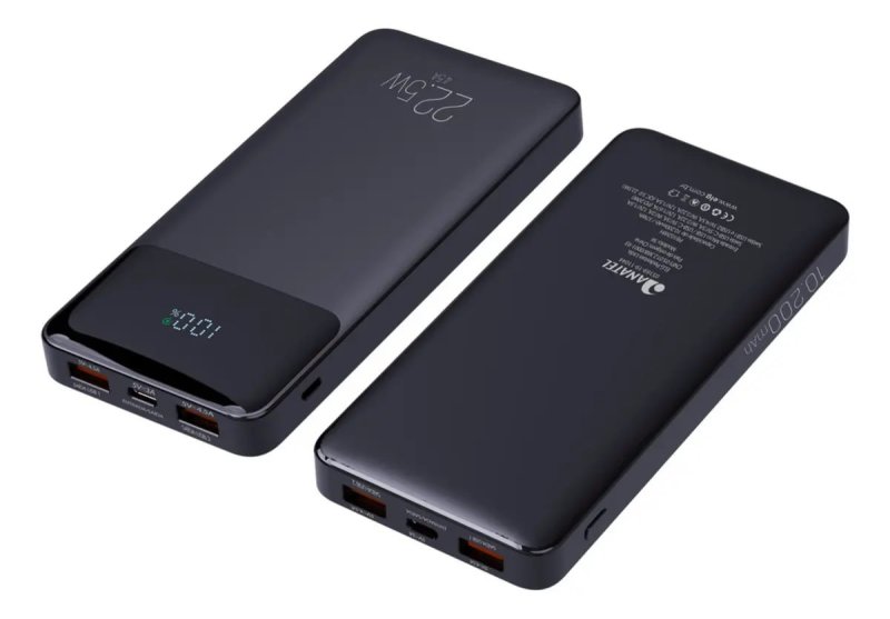 Power Bank Carregador Portátil 10.200mah Turbo Preto ELG