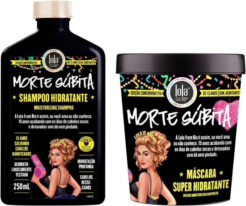 KIT SHAMPOO E MÁSCARA DE TRATAMENTO LOLA