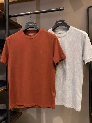 Camiseta Aramis Manga Curta Bordado Basica