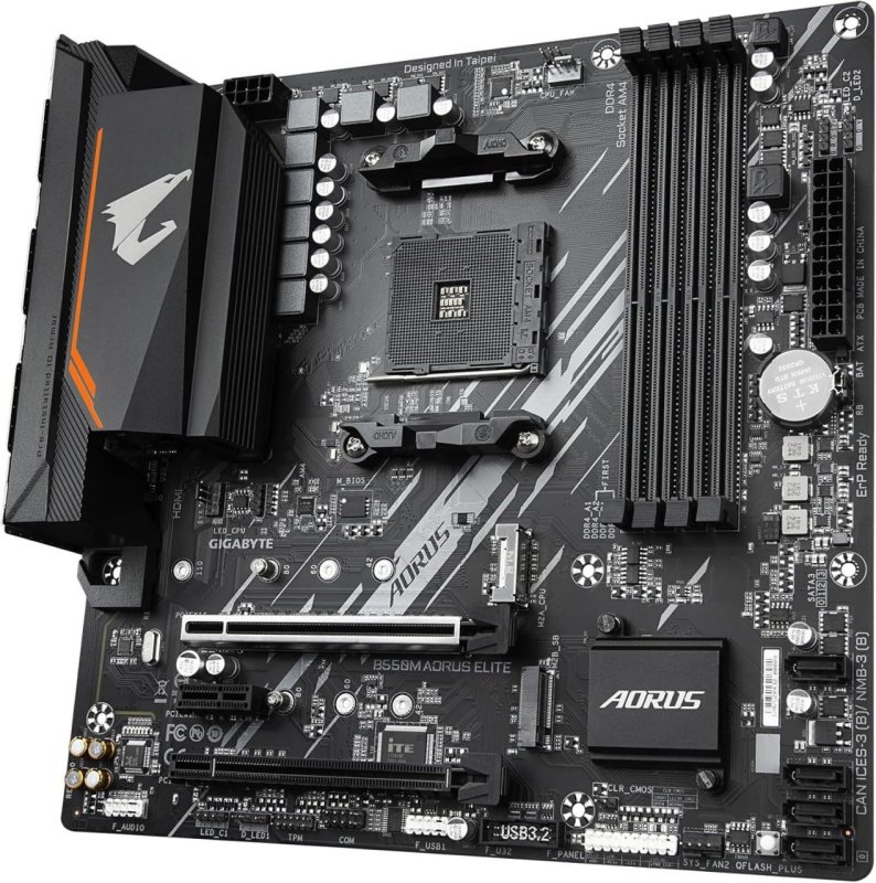 Placa Mãe Gigabyte B550M AORUS ELITE AM4