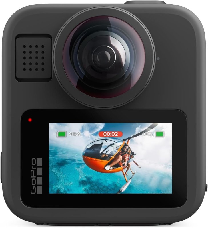 GoPro MAX2 - Câmera 360 8K - Vídeo Esférico - À Prova d'Água