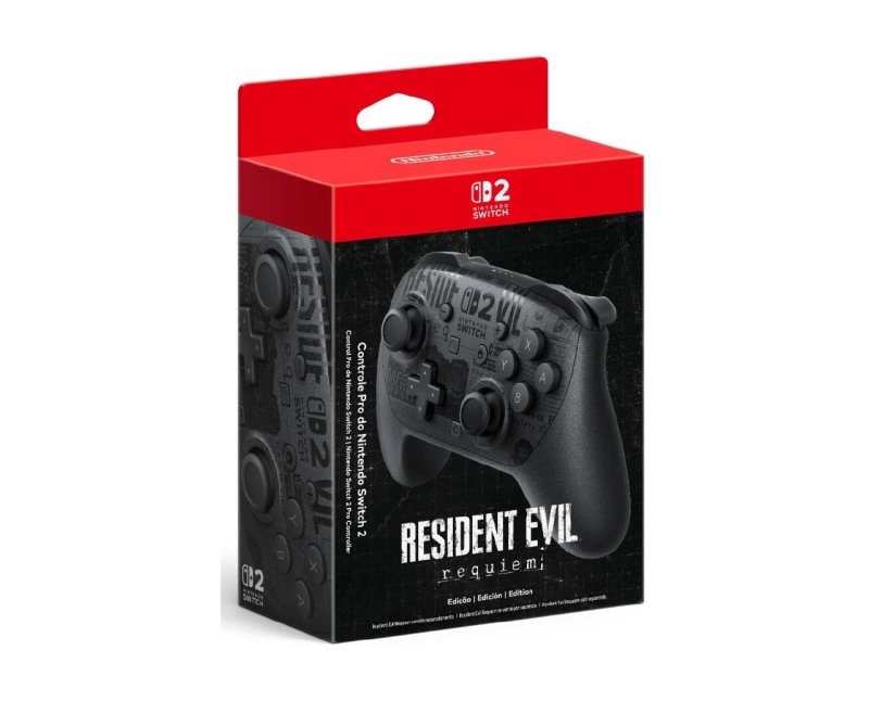 Nintendo Switch 2 Pro Controller Resident Evil Requiem Edition