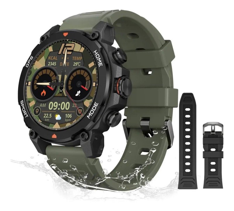 Relógio Smartwatch Aurafit Trek 1 Esportivo GPS 1.43