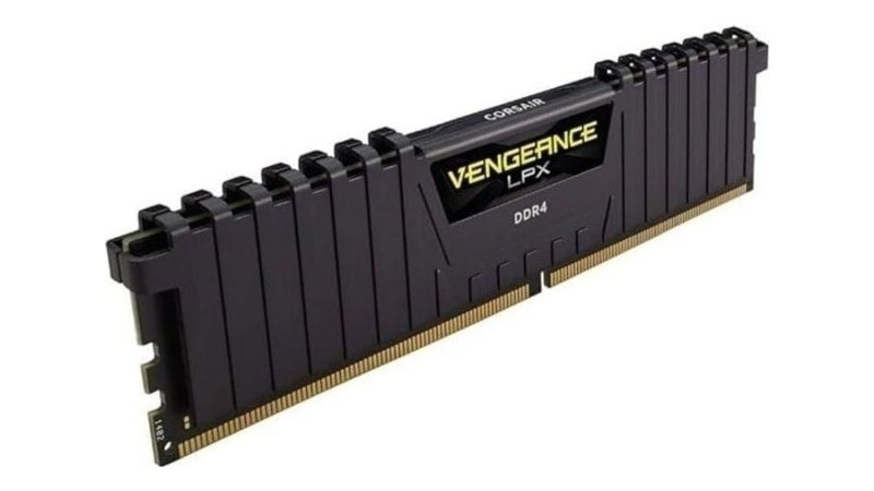 Memória DDR4 16GB PC3200 Vengeance LPX Preto CORSAIR