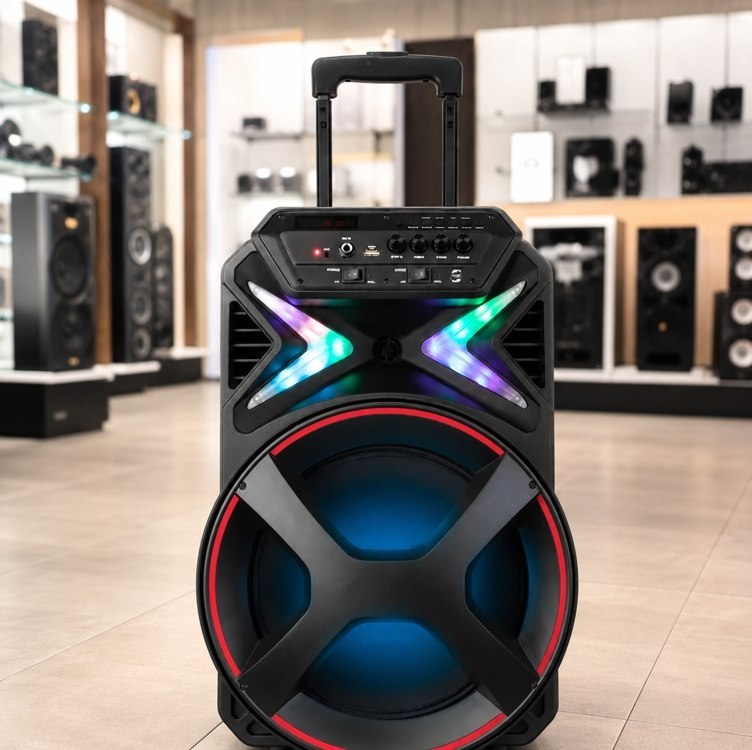 Caixa Amplificada Connect Lights Cm-400 Mondial Cor Preto