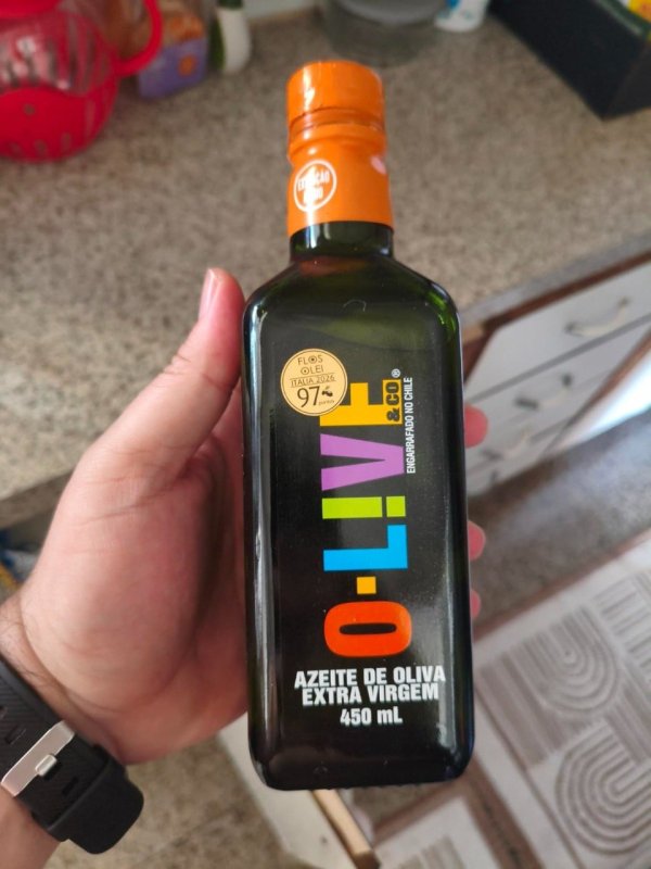 O-LIVE & Co, Azeite de oliva extra virgem, Chileno, vidro, 450ml