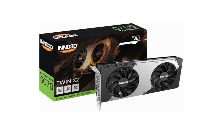 Placa de Vídeo INNO3D GEFORCE RTX 5070 TWIN X2 12GB GDDR7